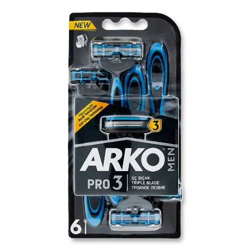 Станки для гоління Arko T3 потрійне лезо