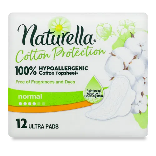 Прокладки Naturella Cotton Protection Normal Single , 12шт